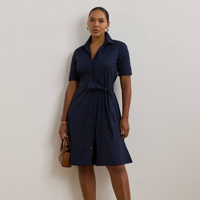 Plus Größen - Hemdkleid mit Gürtel von Lauren