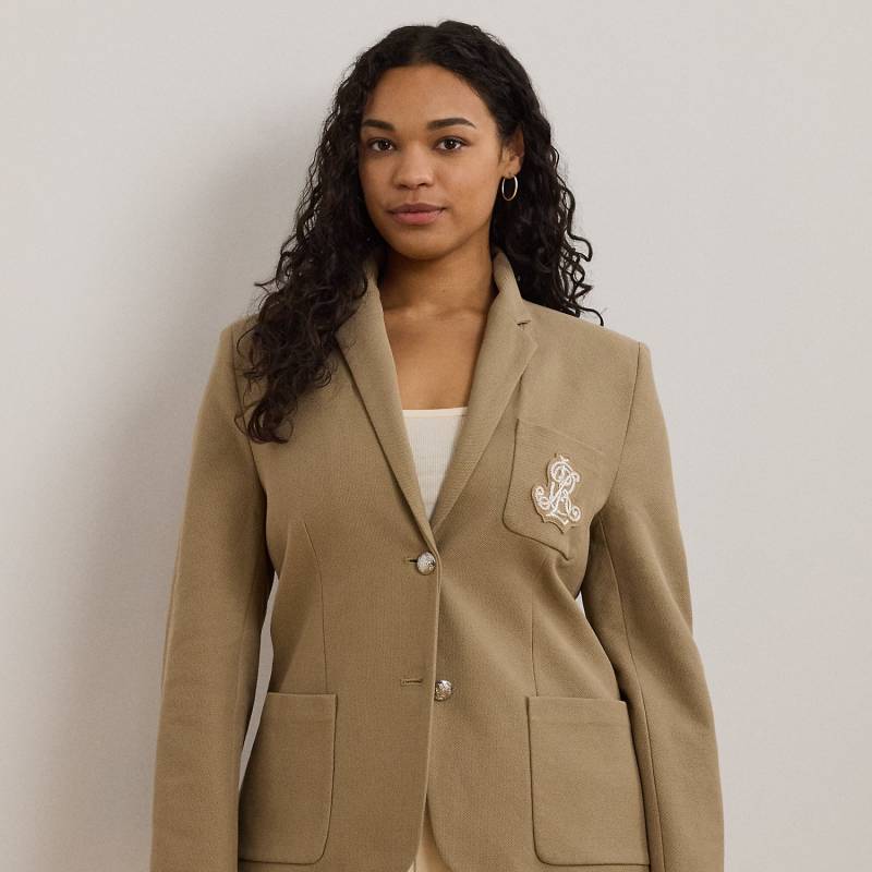 Plus Größen - Jacquardblazer mit Bouillonstickerei von Lauren