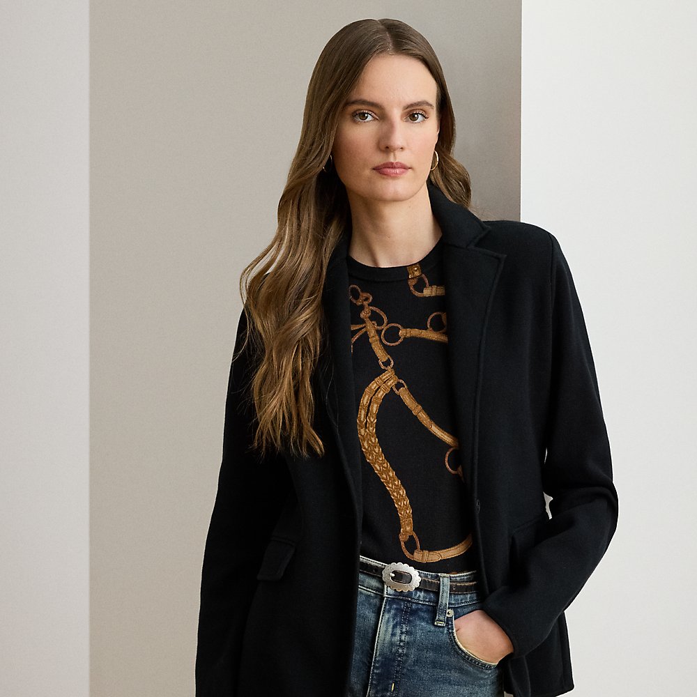 Pulloverblazer aus Baumwollmischung Pulloverblazer aus Baumwollmischung von Lauren