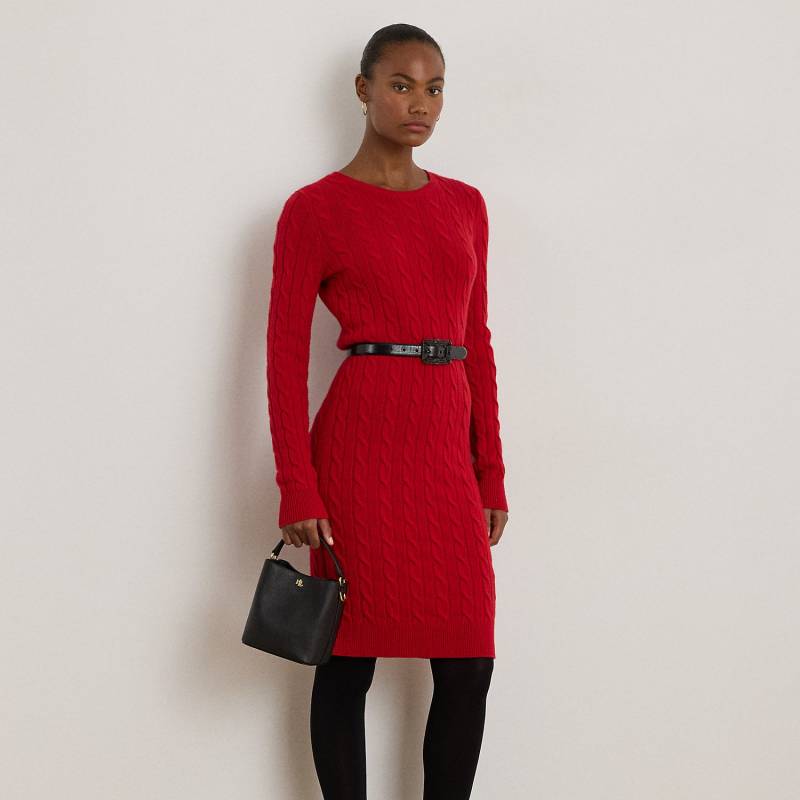 Pulloverkleid mit Zopfmuster von Lauren