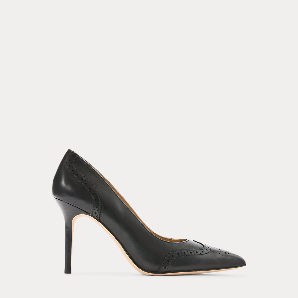 Pumps Lynden aus poliertem Leder von Lauren