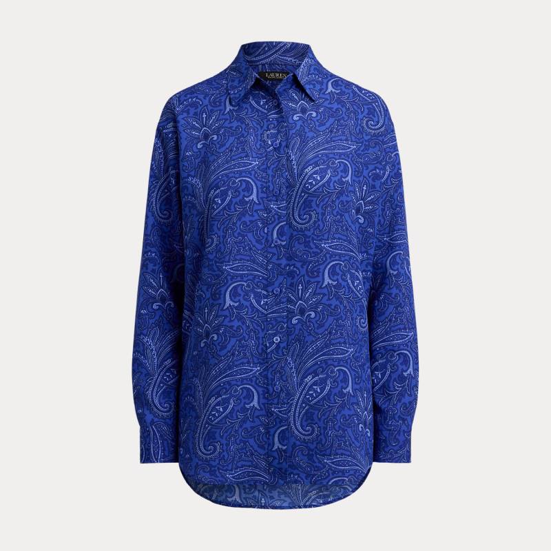 Relaxed-Fit Crêpe-Hemd mit Paisley-Motiv von Lauren