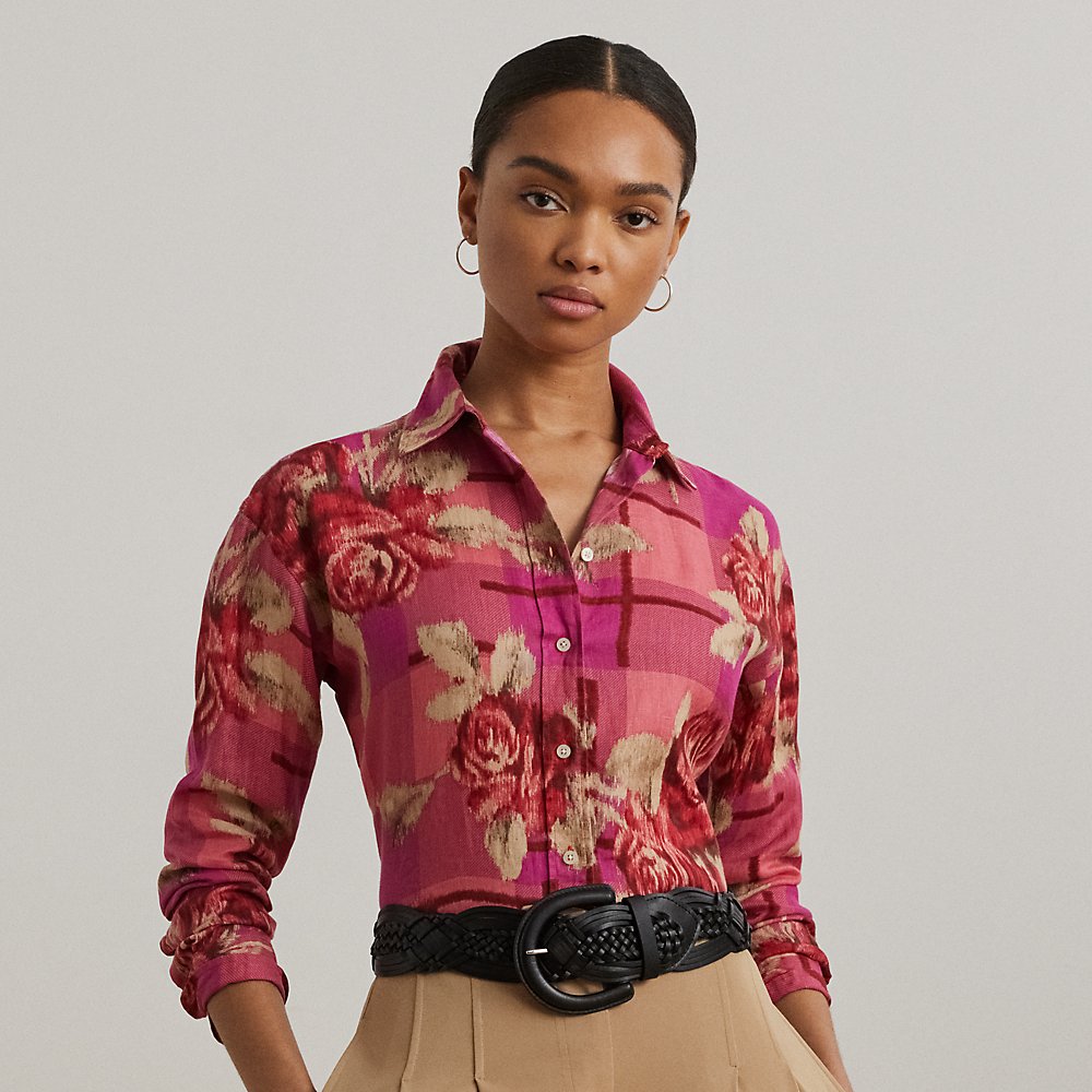 Relaxed-Fit Hemd aus Leinen mit Blumen Relaxed-Fit Hemd aus Leinen mit Blumen von Lauren