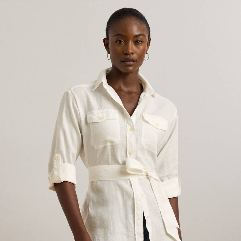 Relaxed-Fit Leinenhemd mit Gürtel von Lauren