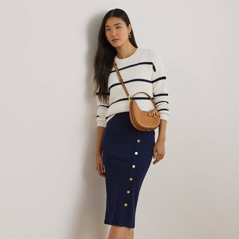 Rippenstrick-Bleistiftrock mit Knöpfen Rippenstrick-Bleistiftrock mit Knöpfen von Lauren