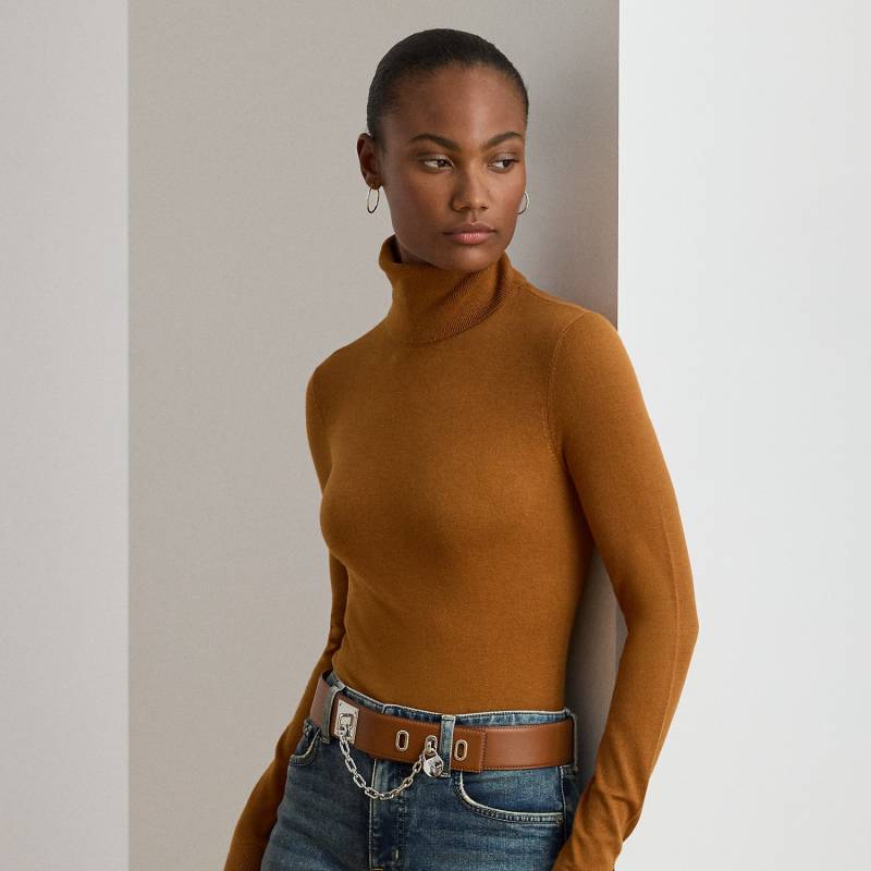 Rollkragenpullover aus Seidenmischung Rollkragenpullover aus Seidenmischung von Lauren