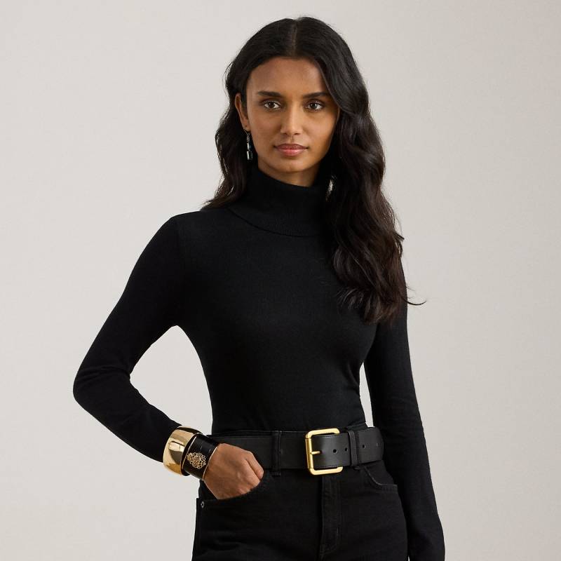 Rollkragenpullover aus Seidenmischung Rollkragenpullover aus Seidenmischung von Lauren