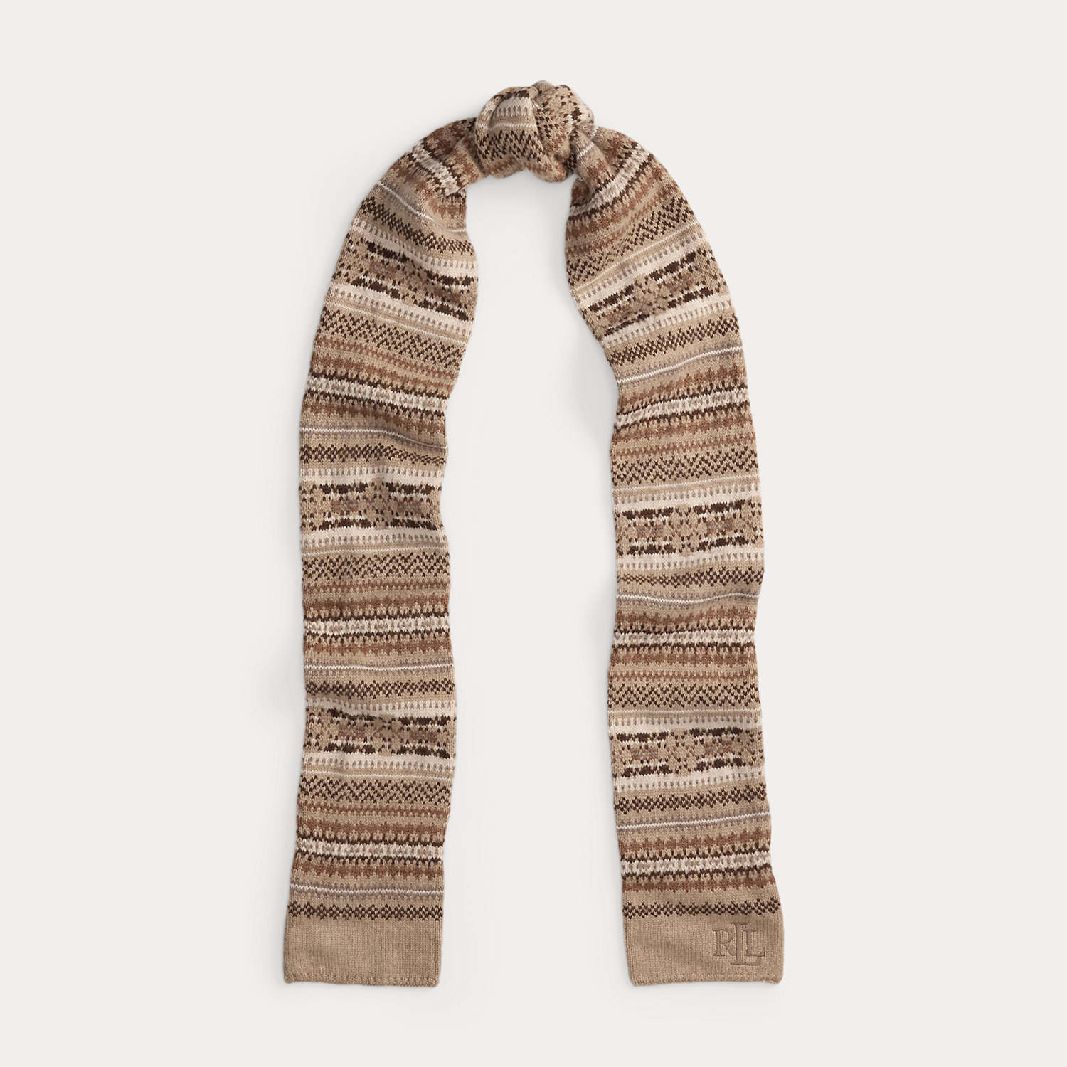 Schal mit Fair-Isle-Muster von Lauren