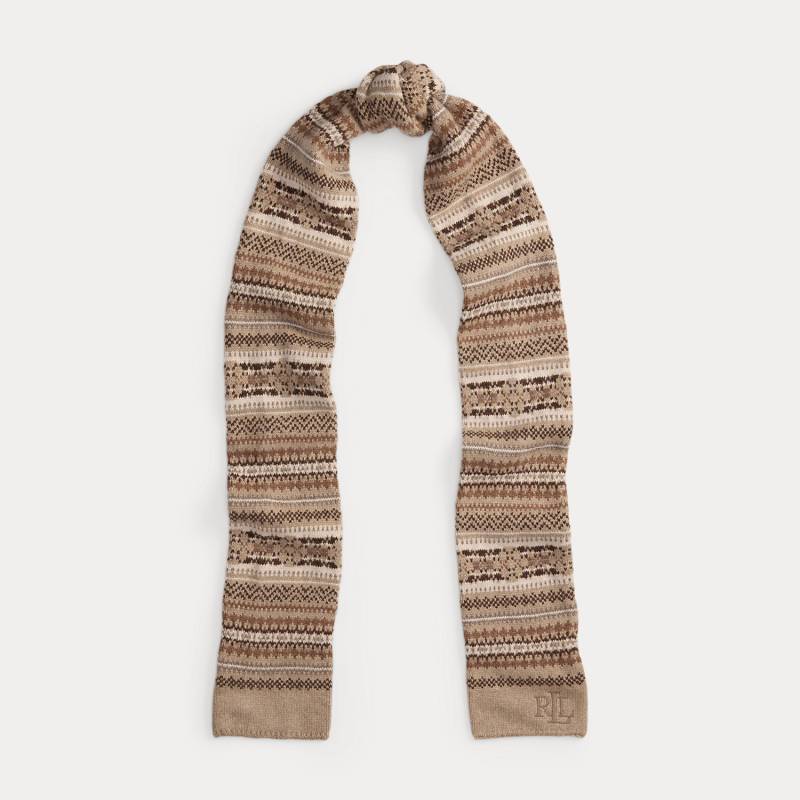 Schal mit Fair-Isle-Muster von Lauren