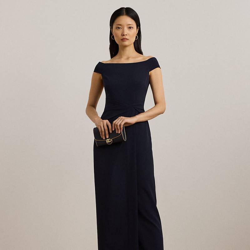 Schulterfreies Crêpe-Abendkleid von Lauren