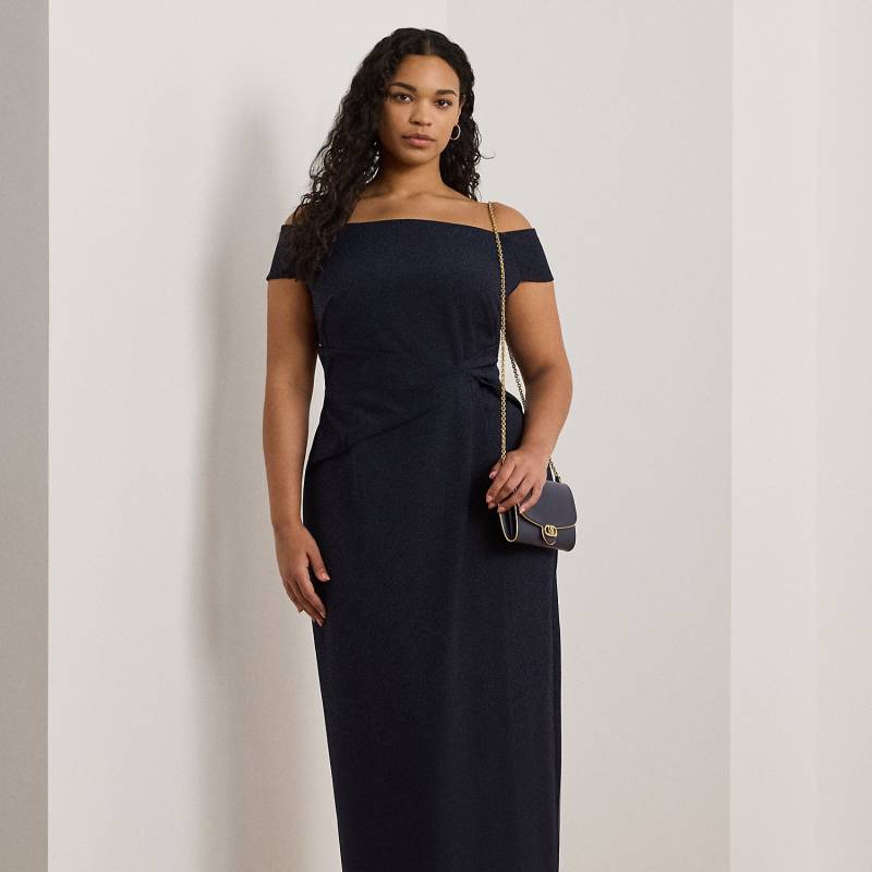 Plus Größen - Schulterfreies Crêpe-Abendkleid von Lauren