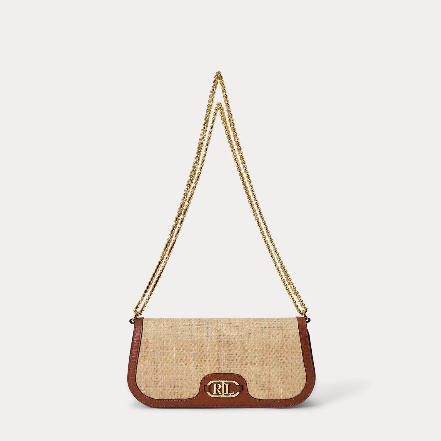 Schultertasche Rylan aus Saffianleder von Lauren