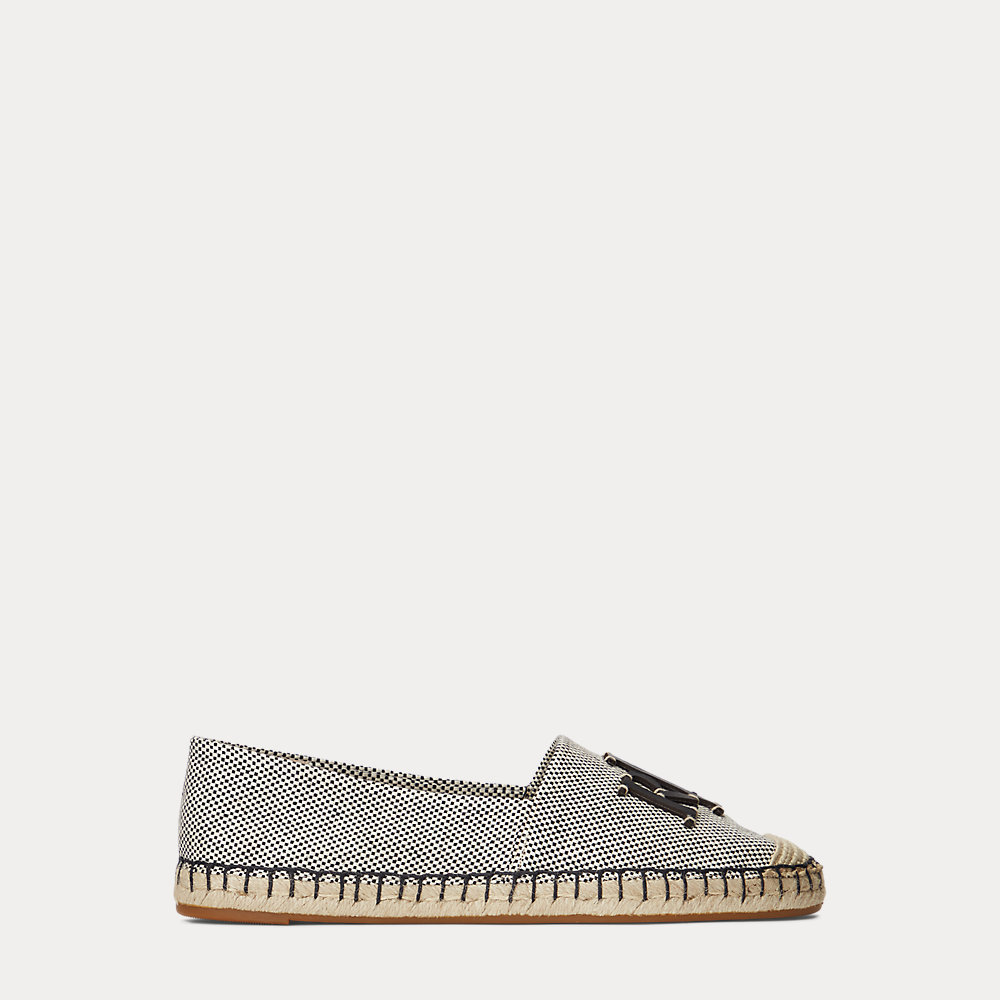 Segeltuch-Leder-Espadrille Cameryn III von Lauren