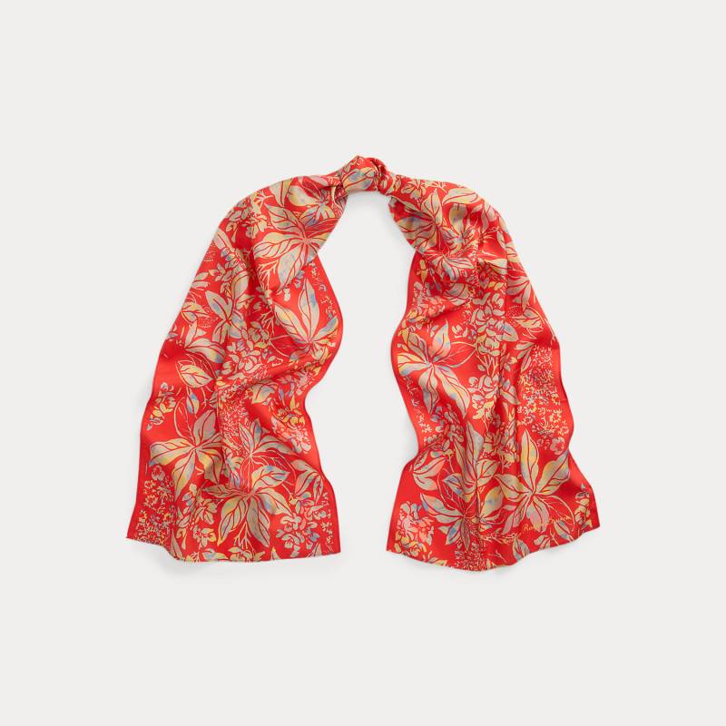 Seidenschal mit Blumenmuster von Lauren