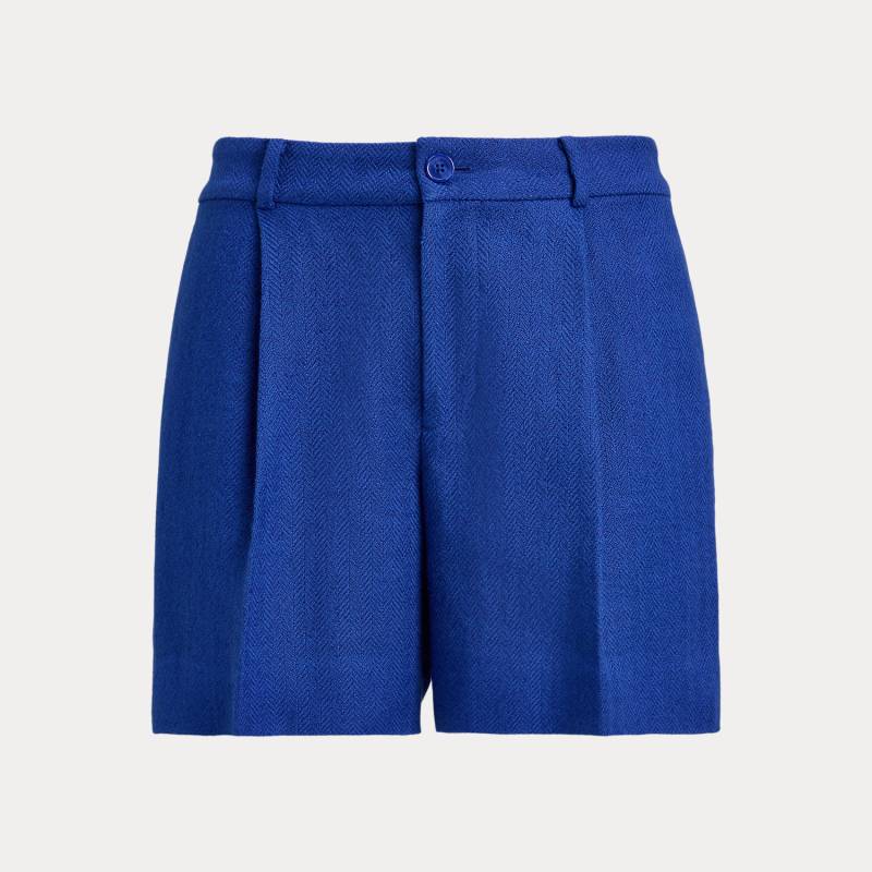 Shorts mit Falten und Fischgratmuster von Lauren