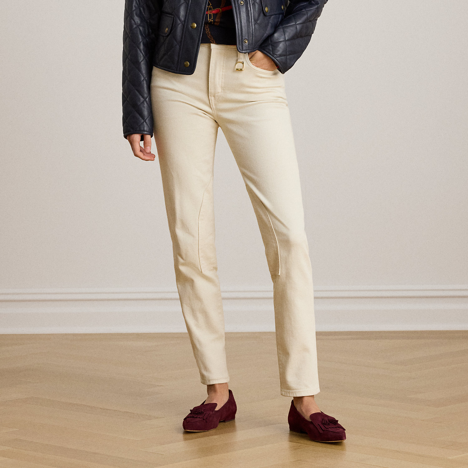 Skinny-Fit Jeans in Knöchellänge von Lauren