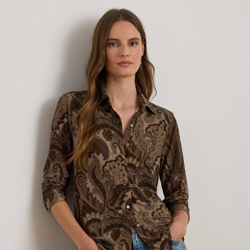 Slim-Fit Jerseyhemd mit Paisley-Motiv Slim-Fit Jerseyhemd mit Paisley-Motiv von Lauren