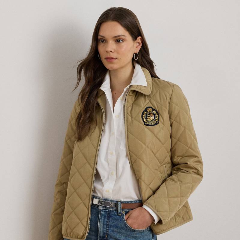 Steppjacke mit Wappenaufnäher Steppjacke mit Wappenaufnäher von Lauren