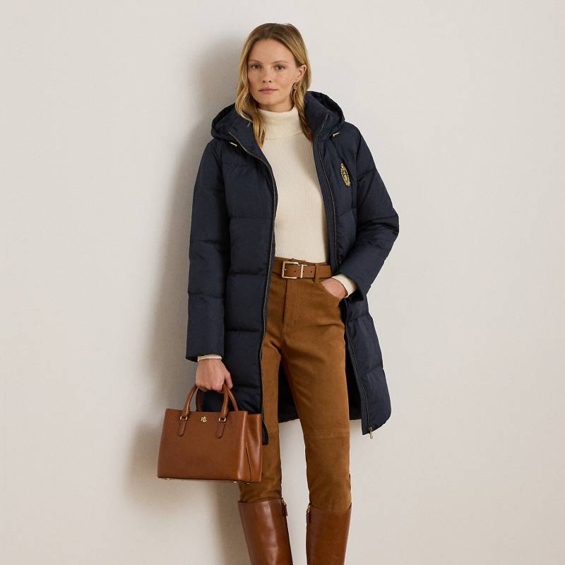 Steppmantel mit Kapuze und Wappen von Lauren