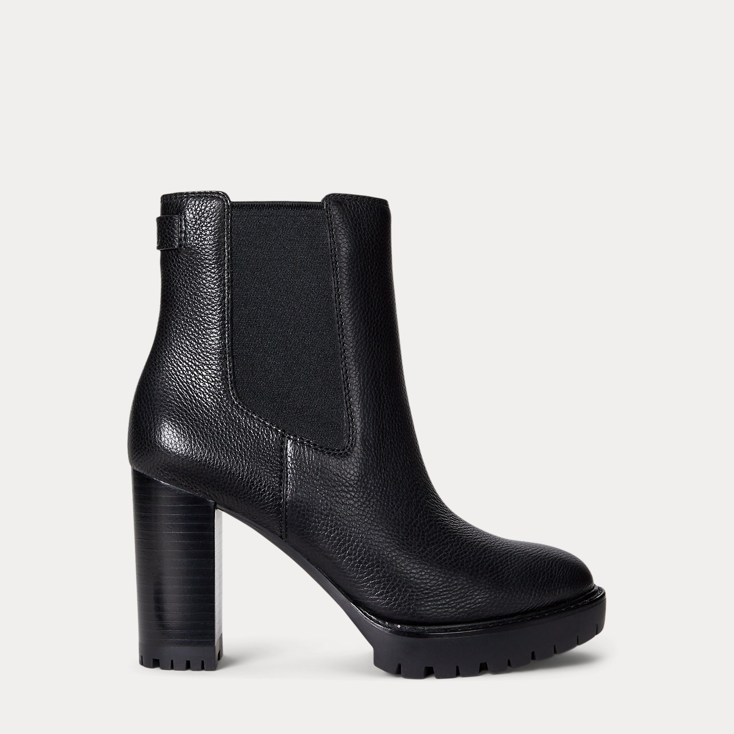 Stiefelette Layne aus Narbenleder von Lauren