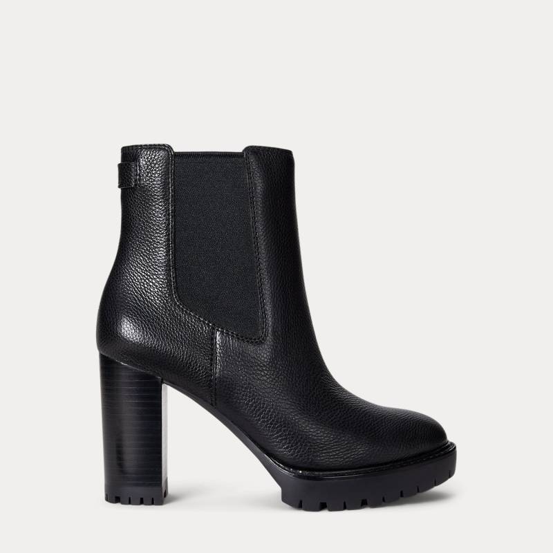 Stiefelette Layne aus Narbenleder von Lauren