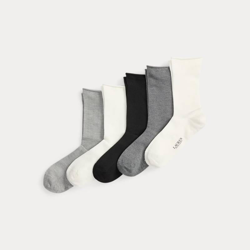 Stretch-Crew-Socken im 6er-Pack von Lauren