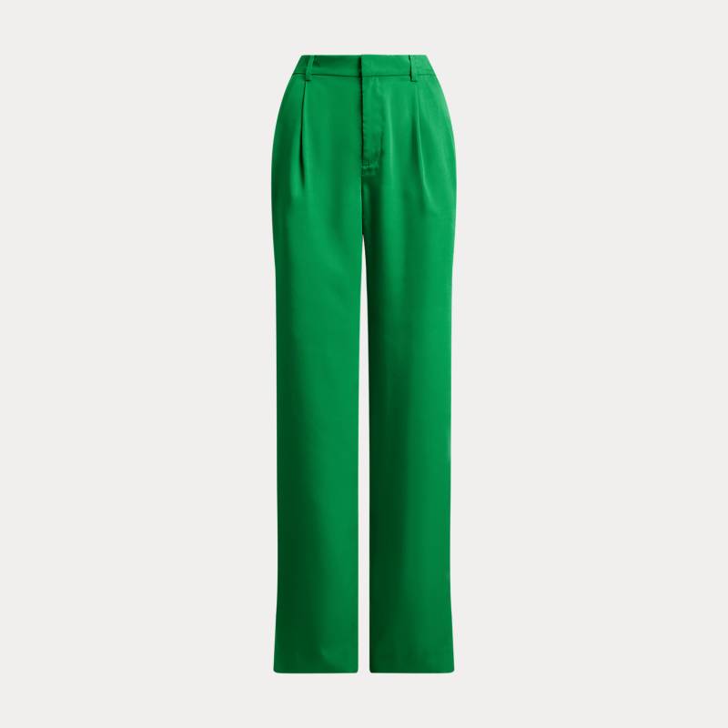 Tapered-Fit Twillhose mit Bundfalten von Lauren