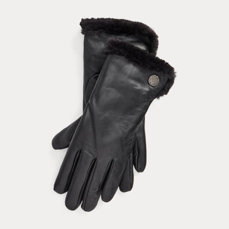 Touchscreen-Handschuhe aus Schafleder von Lauren