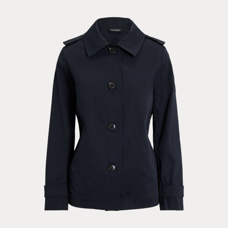 Trenchcoat aus Twill mit Wappenstickerei von Lauren