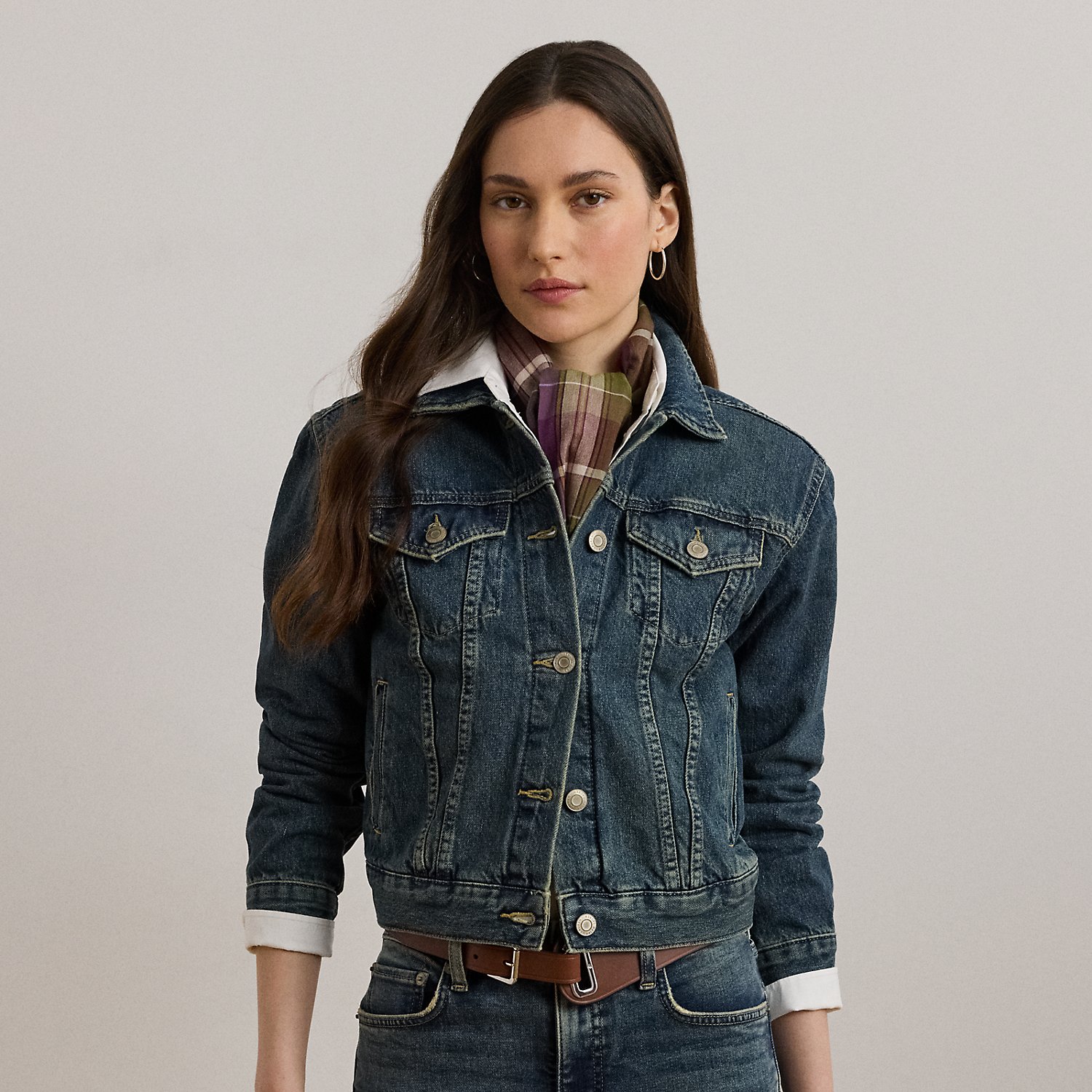 Truckerjacke aus Denim von Lauren
