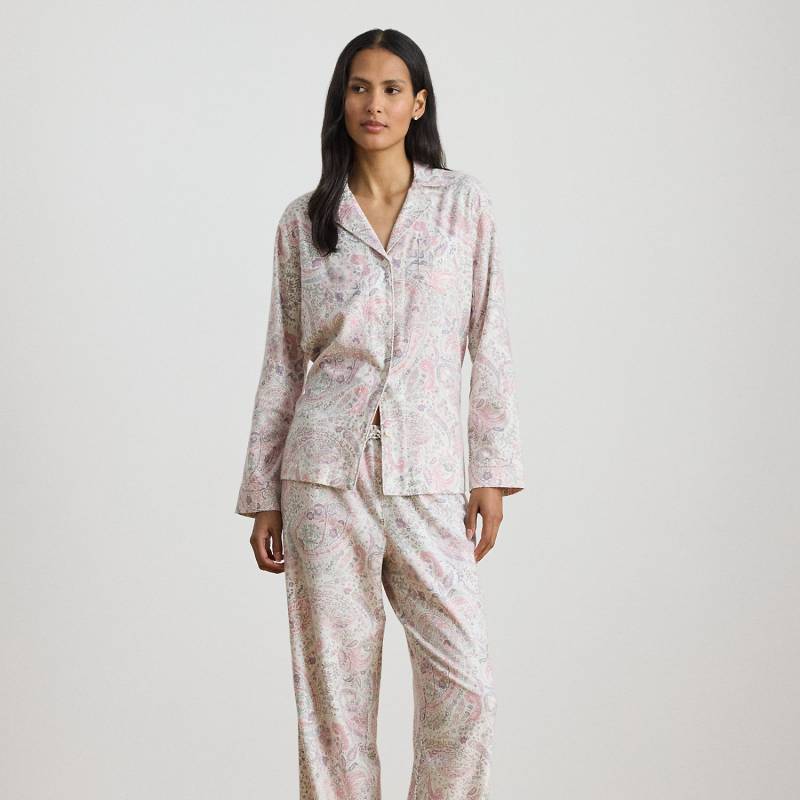 Twill-Pyjama mit Paisley-Motiv von Lauren