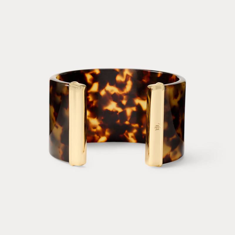 Vergoldeter Armreif mit Schildpatt von Lauren