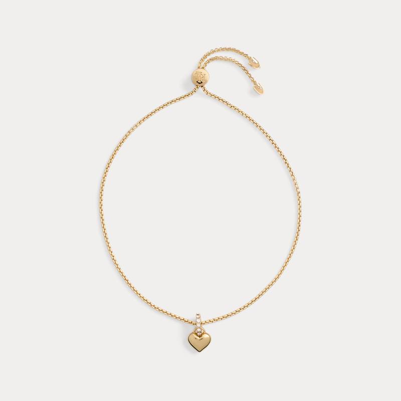 Vergoldetes Herzarmband von Lauren