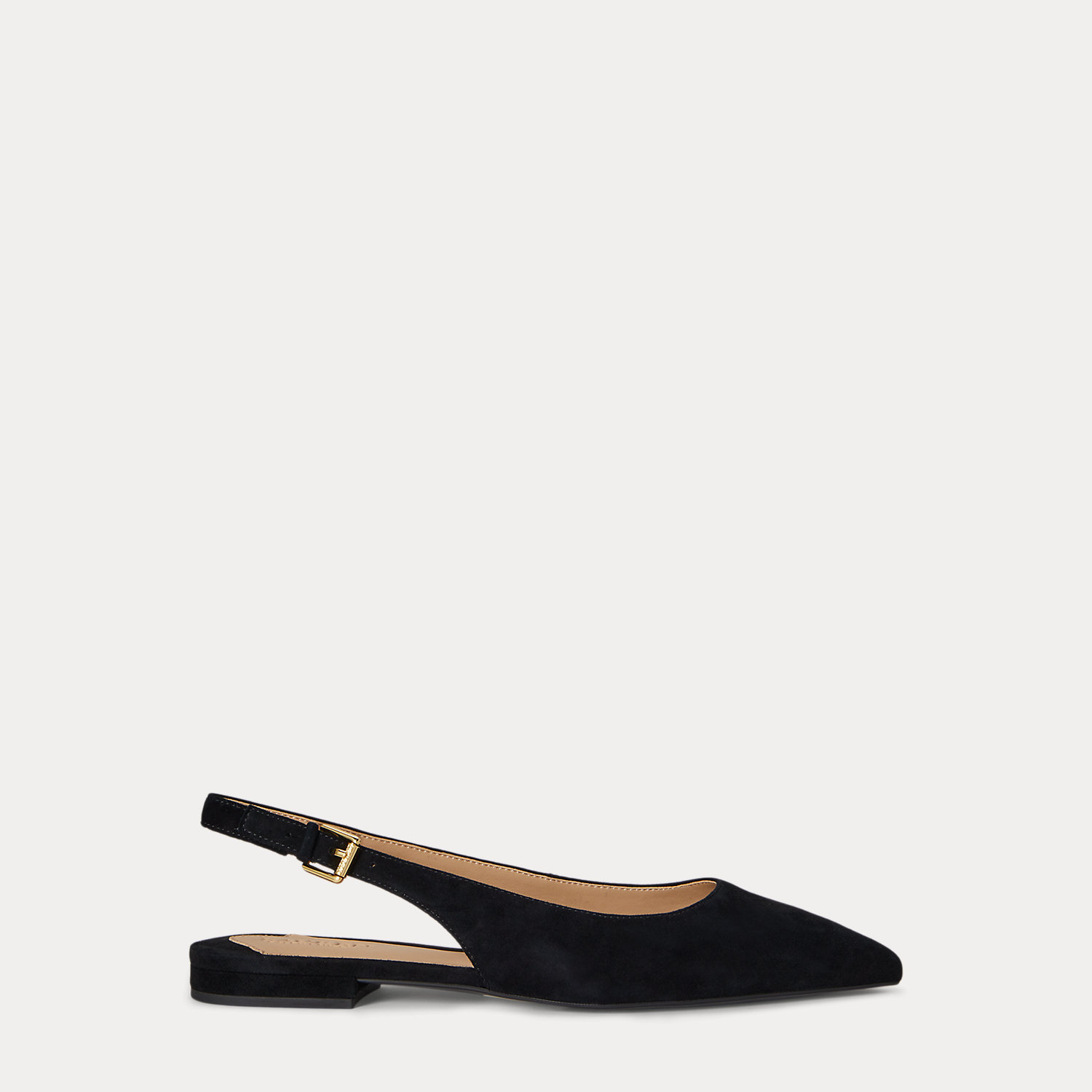 Wildleder-Ballerina Londyn mit Riemchen von Lauren