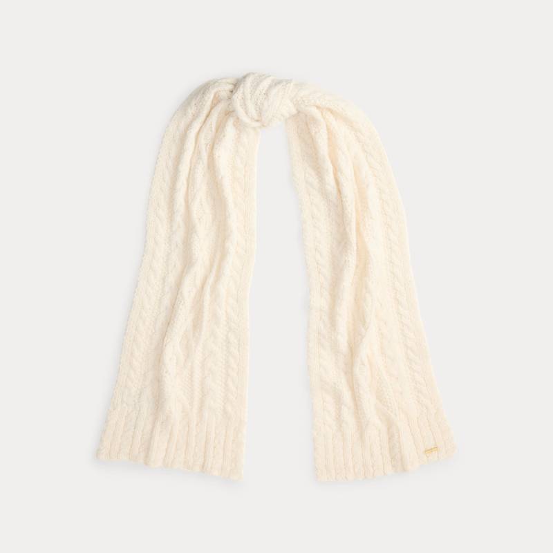 Zopfmuster-Schal aus Baumwollmischung von Lauren