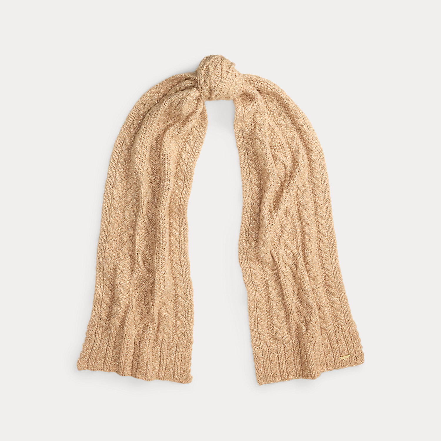 Zopfmuster-Schal aus Baumwollmischung von Lauren