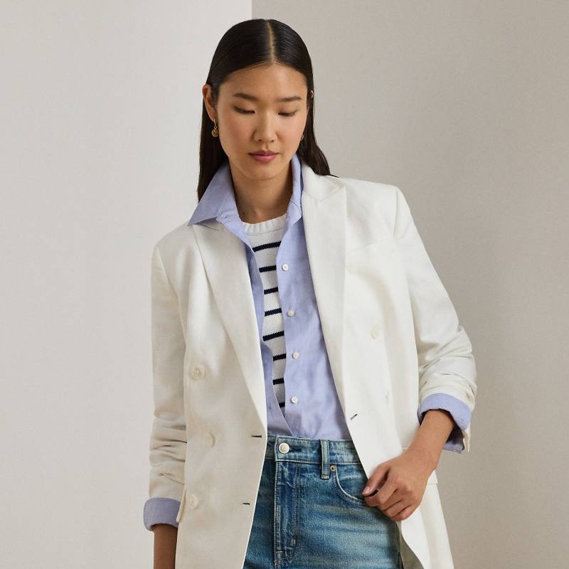 Zweireihiger Blazer aus Leinen-Twill von Lauren
