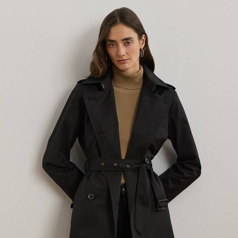 Zweireihiger Trenchcoat mit Baumwolle von Lauren