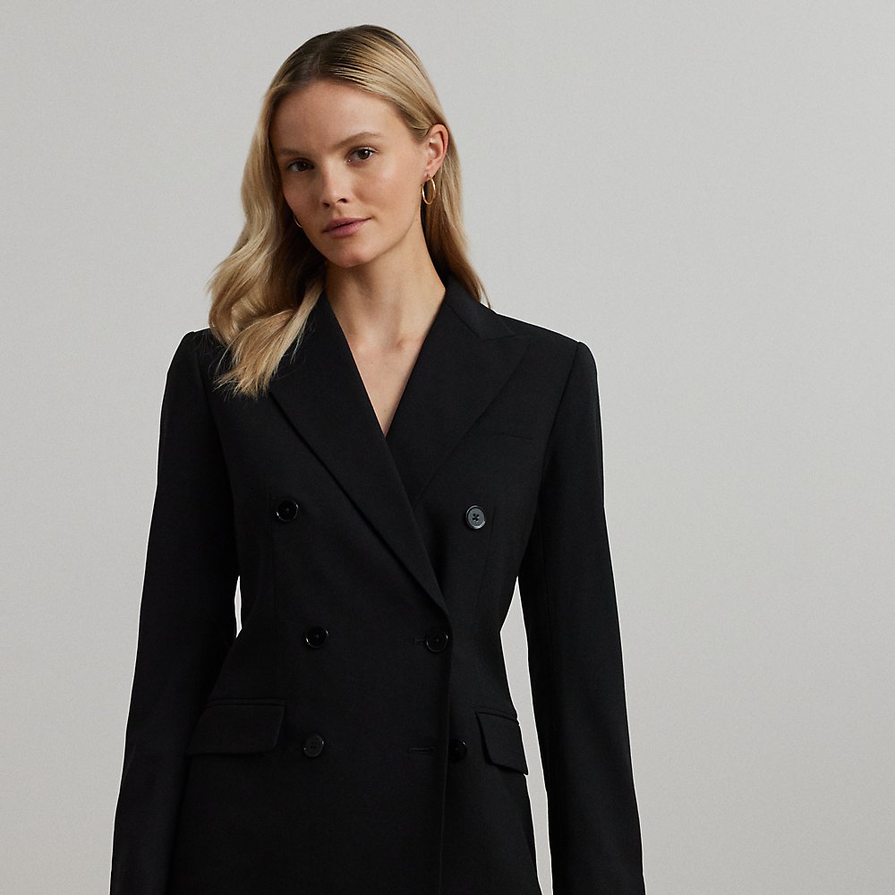 Zweireihiger Blazer aus Wollkrepp Zweireihiger Blazer aus Wollkrepp von Lauren