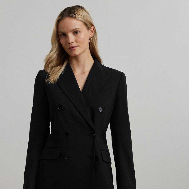 Zweireihiger Blazer aus Wollkrepp von Lauren
