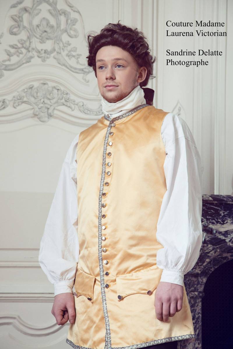 Herren-Seidenweste 1760-1880/Herrenweste 1760Er-1780Er/Kolonial-Herrenweste/Louis-xv-Weste von LaurenaVictorian