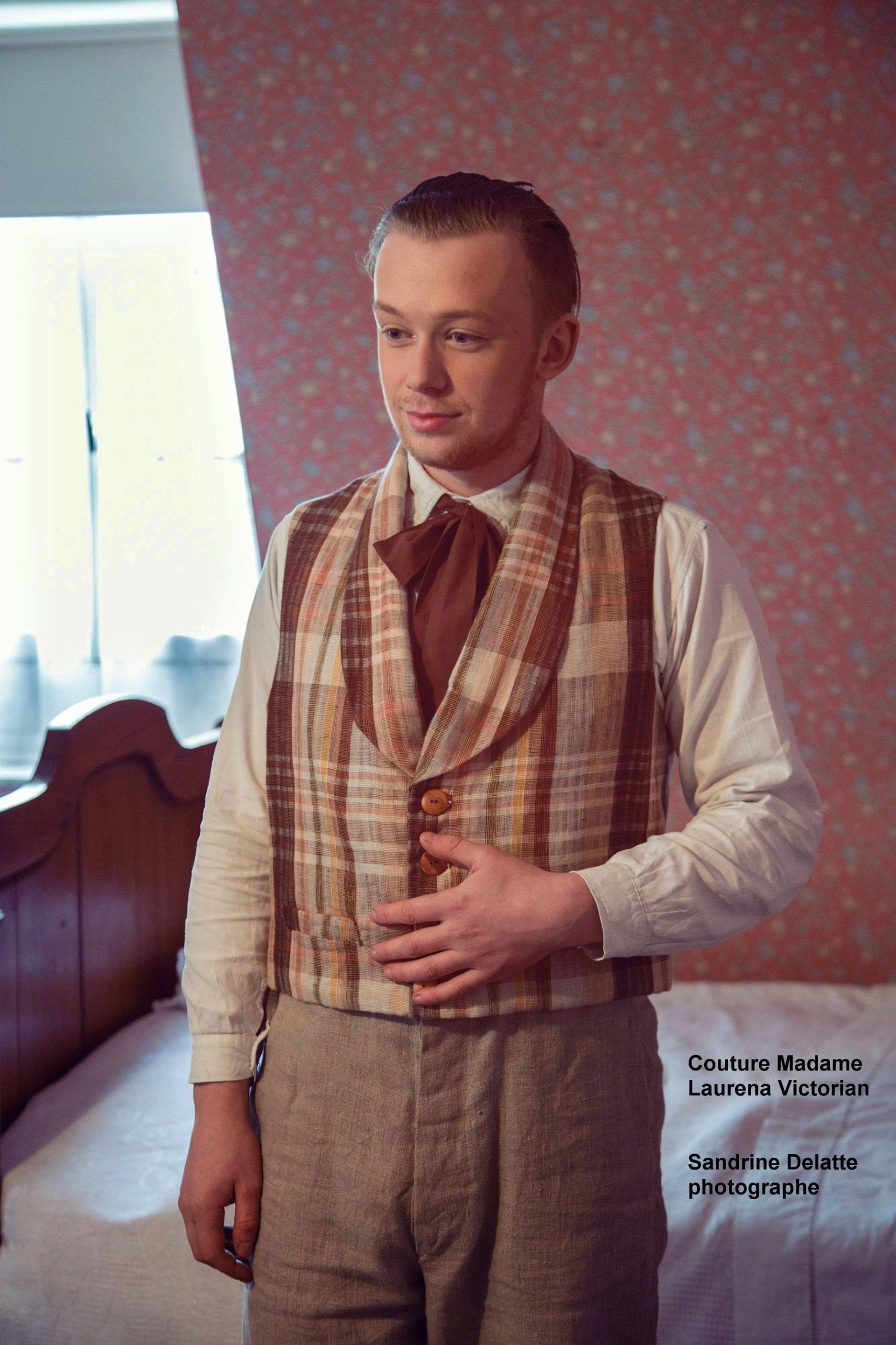 Herren Weste Mit Schalkragen 1860-1870/Herren Second Empire/Herren 1860Er-1870Er/Old West West/Old von LaurenaVictorian