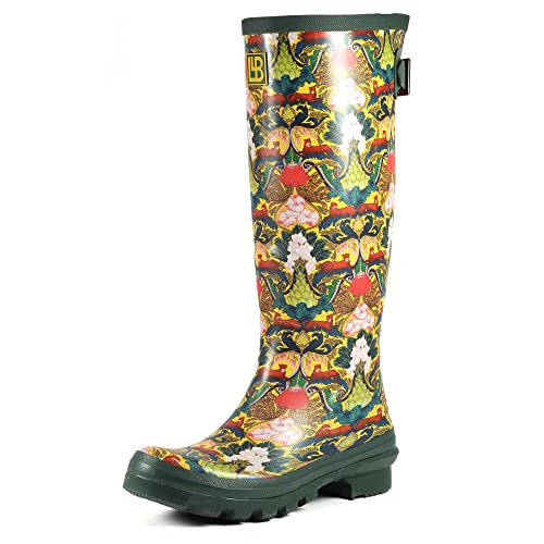 Laurence Llewelyn-Bowen Damen Suburban Jungle Mode-Stiefel, grün, 37 EU von Laurence Llewelyn-Bowen