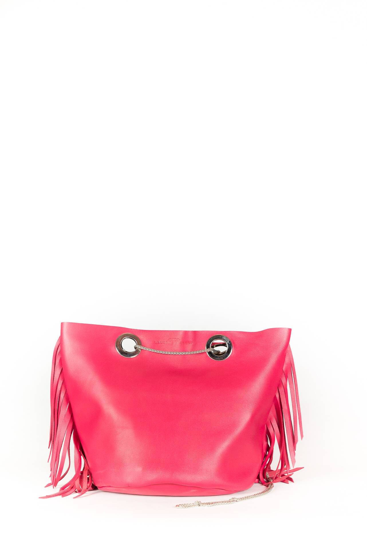 Himbeere Rosa Beuteltasche Himbeere Rosa Beuteltasche von LaureneSergent