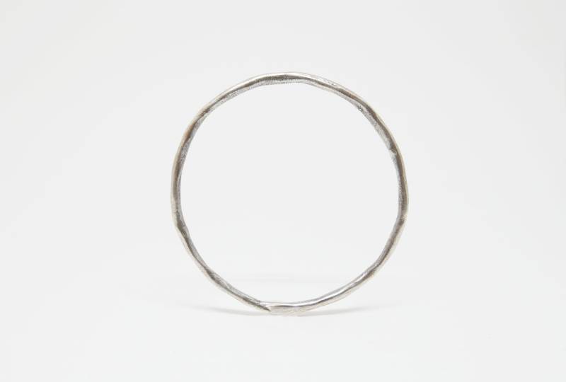 Armband Aus Massivem Silber, Modelliert von LaureneVernet