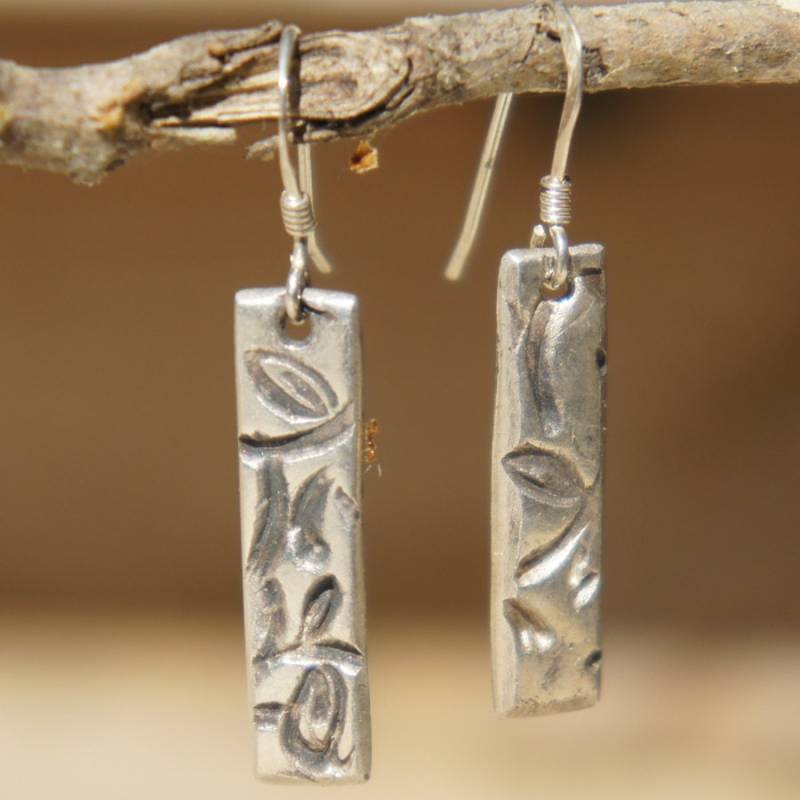 Pmc Precious Metal Clay Feinsilber Ohrringe Pmc Precious Metal Clay Feinsilber Ohrringe von LaurieRhoads