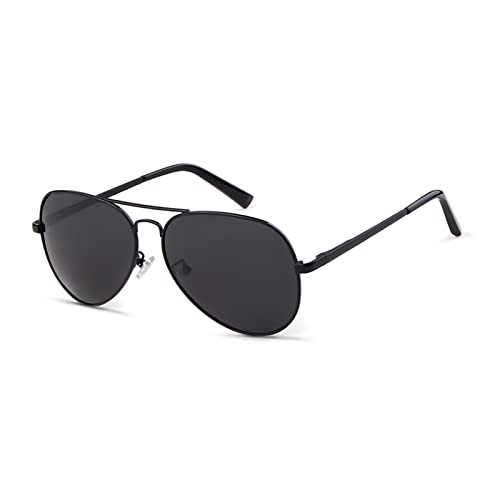 Laurinny Polarisierte Pilotenbrille für Damen Herren Mode Retro Bulk Shade Schwarz Faded Flieger Sonnenbrille Klassischer UV Schutz von Laurinny