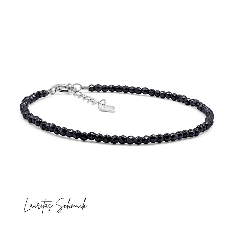 Hämatit Armband 925 Silber Edelstein Schmuck von Lauritasschmuck