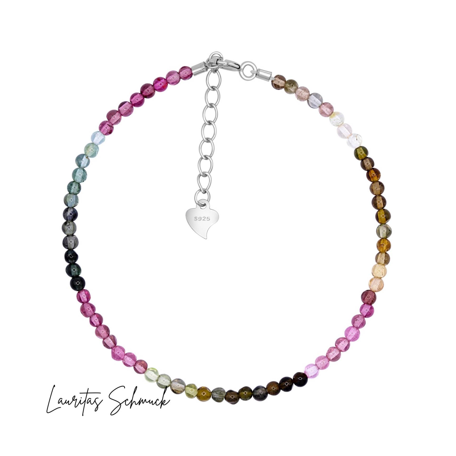 Turmalin Armband 925 Silber Schmuck Bunt Turmalin Armband 925 Silber Schmuck Bunt von Lauritasschmuck