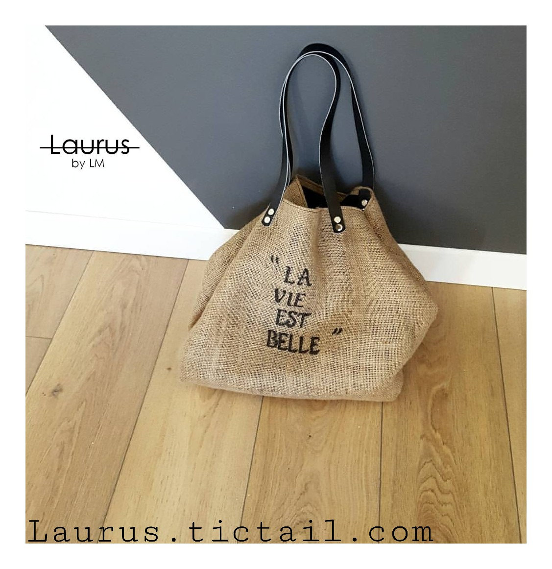 Grosse, Anpassbare Jutetasche von LaurusByLM